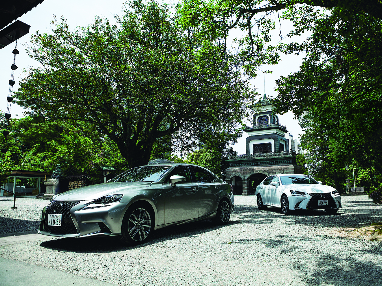 レクサスを尾山神社