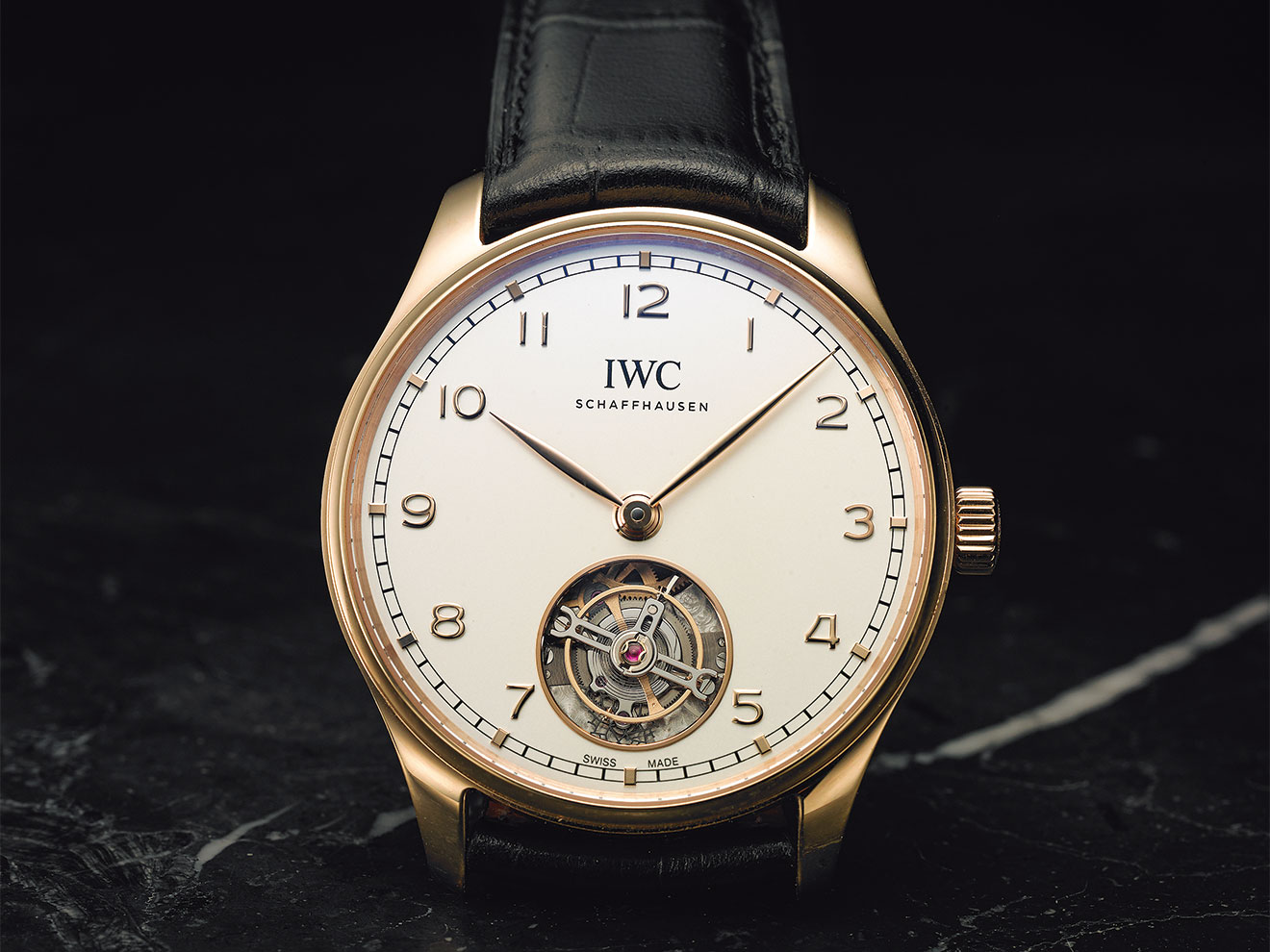 ポルトギーゼ・ハンドワインド・トゥールビヨン　手巻き