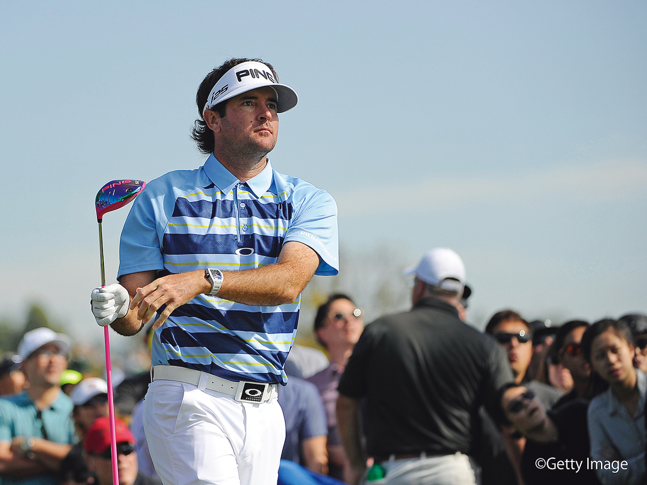 ピンクのドライバーで放つ豪打は「得意というより有利」と謙虚だが、マスターズでは圧倒的な優位性を見せつけた。