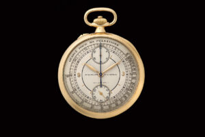 パテック&nbsp;フィリップ&nbsp;ワンプッシュクロノグラフ&nbsp;セクターダイヤル懐中時計