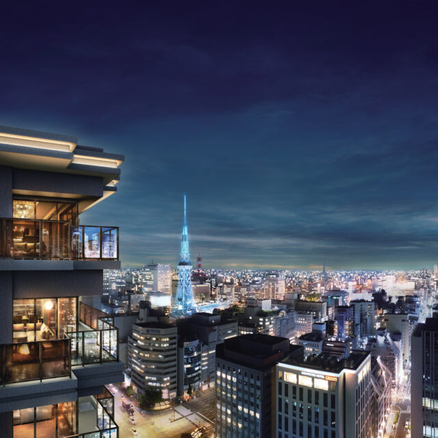 空がある、緑がある、摩天楼に住む