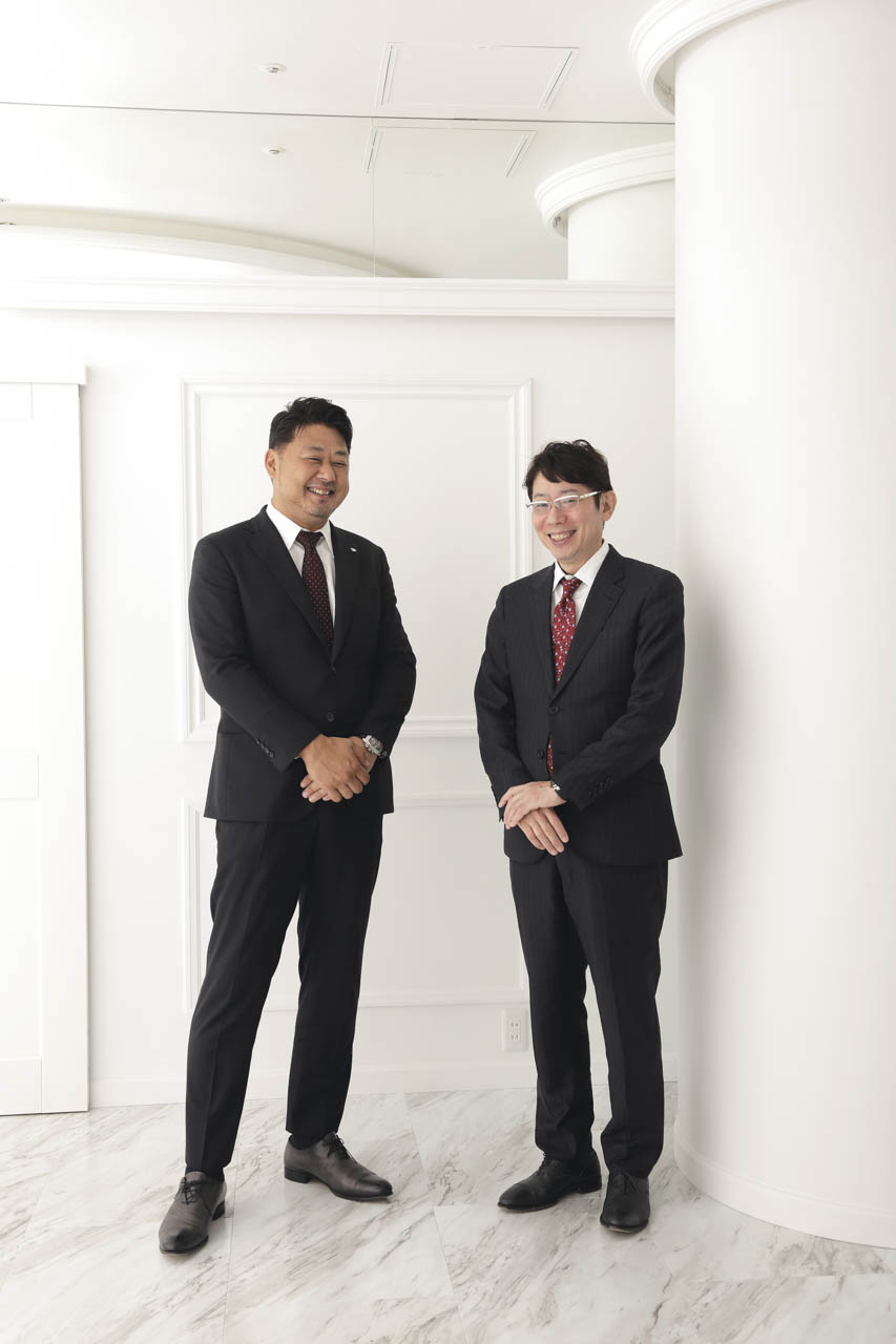 ANAP代表取締役社長の家髙利康氏（右）。