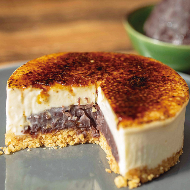 ラニーチーズ「餡子レアチーズブリュレ」