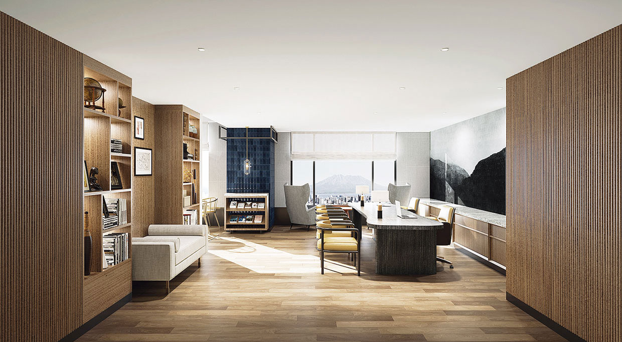 シェラトン鹿児島&emsp;18階のクラブラウンジ