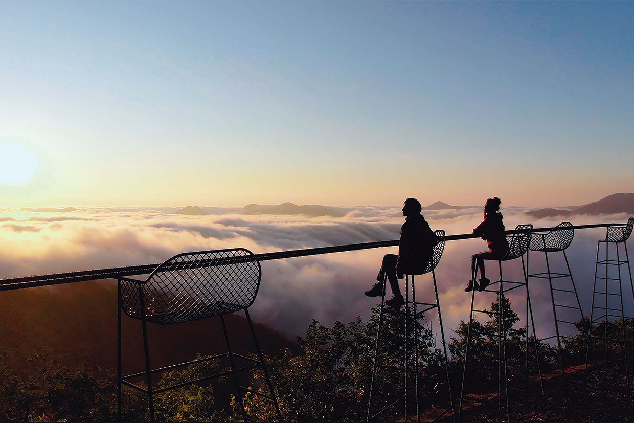 リゾナーレトマム。雲海テラスのCloud Bar