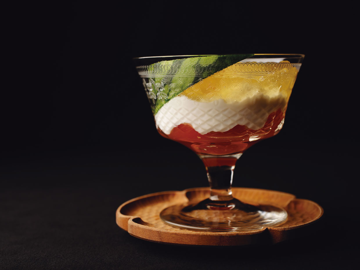 西瓜の料理、日本料理 かんだ（元麻布 かんだ）&emsp;神田裕行氏