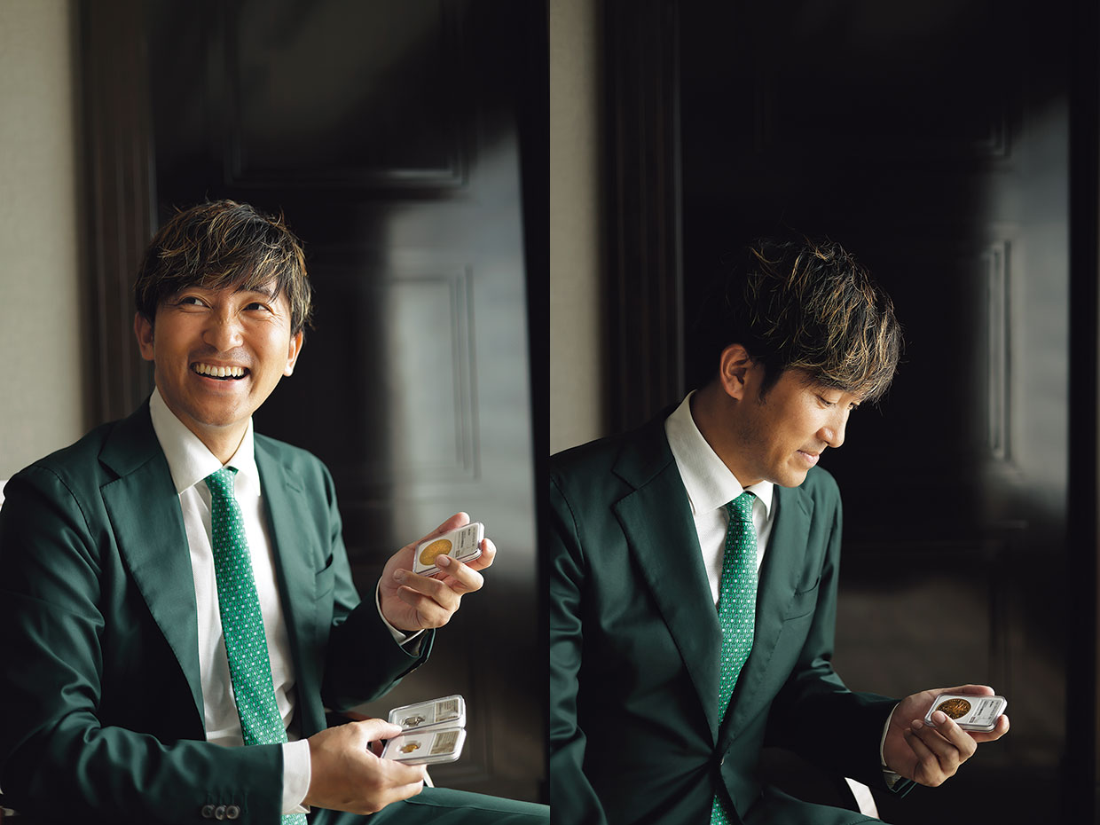 葉山満氏、アンティークコイン