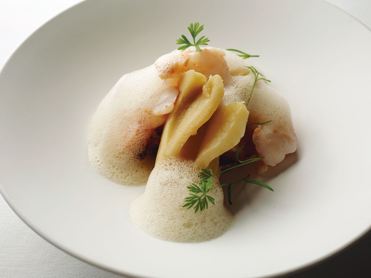 カンテサンス、タケノコの料理