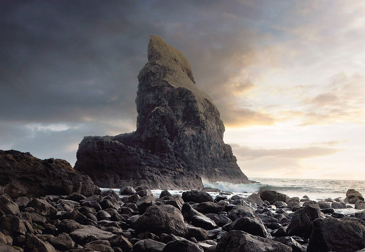 タリスカーの蒸留所があるスカイ島は、厳しい自然で知られる