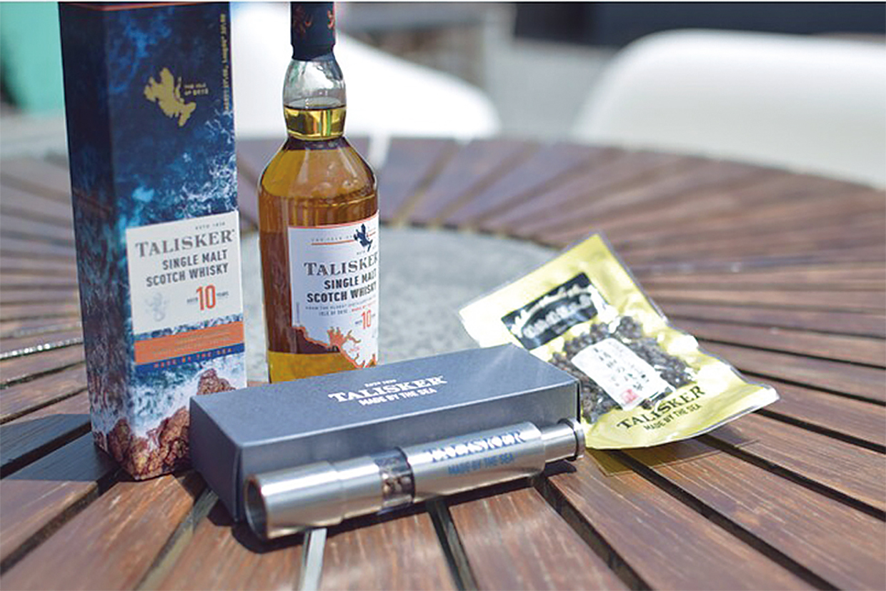 スパイシーなハイボールを味わえるセット