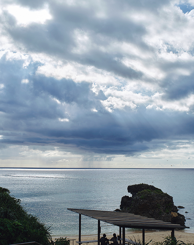 「星野リゾート バンタカフェ」のテラス