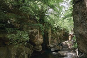 秋保特集、水と巨岩の杜