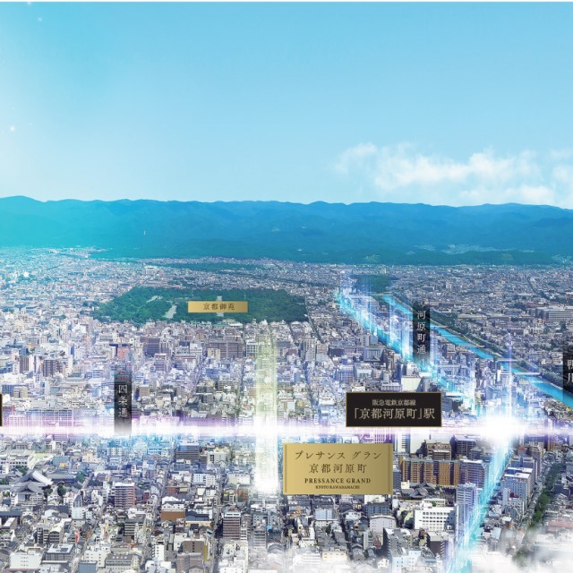 京の中心に住まう