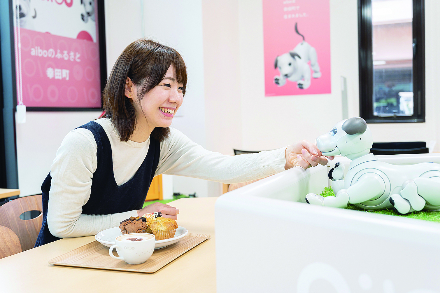 愛にあふれたaiboのまち