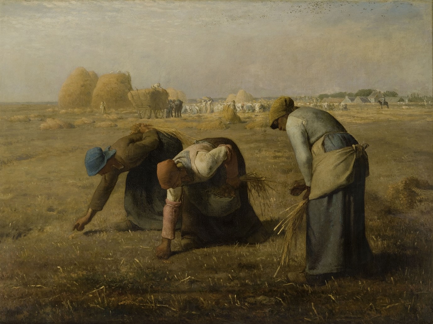 ジャン=フランソワ・ミレー《落穂拾い》1857年　オルセー美術館　©Musée d'Orsay, Dist. GrandPalaisRmn / Patrice Schmidt / distributed by AMF